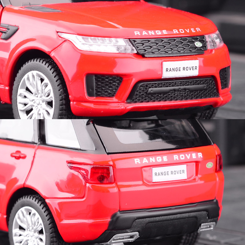 仿真路虎揽胜模型金属玩具车1比36合金车模land越野车rover小汽车 1比