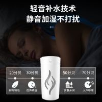 车载空气加湿器净化纳米喷雾补水家用卧室迷你学生香薰大雾量小型|蓝色[上加水不湿桌面]