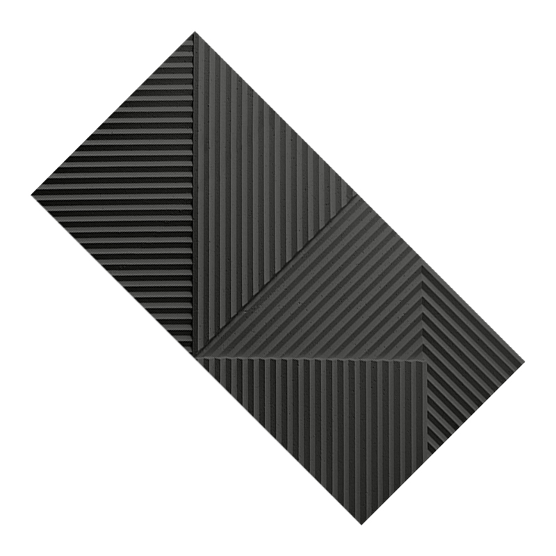 先围 墙面砖装饰板 600*1200*20mm雅黑色 片高清大图