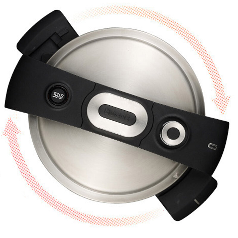 苏泊尔suporyw22m1304不锈钢压力锅巧易旋家用22cm大容量高压锅单个装