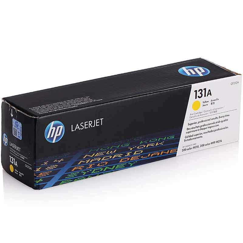 惠普(HP)CF212A 131A 黄色硒鼓(适用LaserJet Pro 200 Color M251n/M276n)高清大图