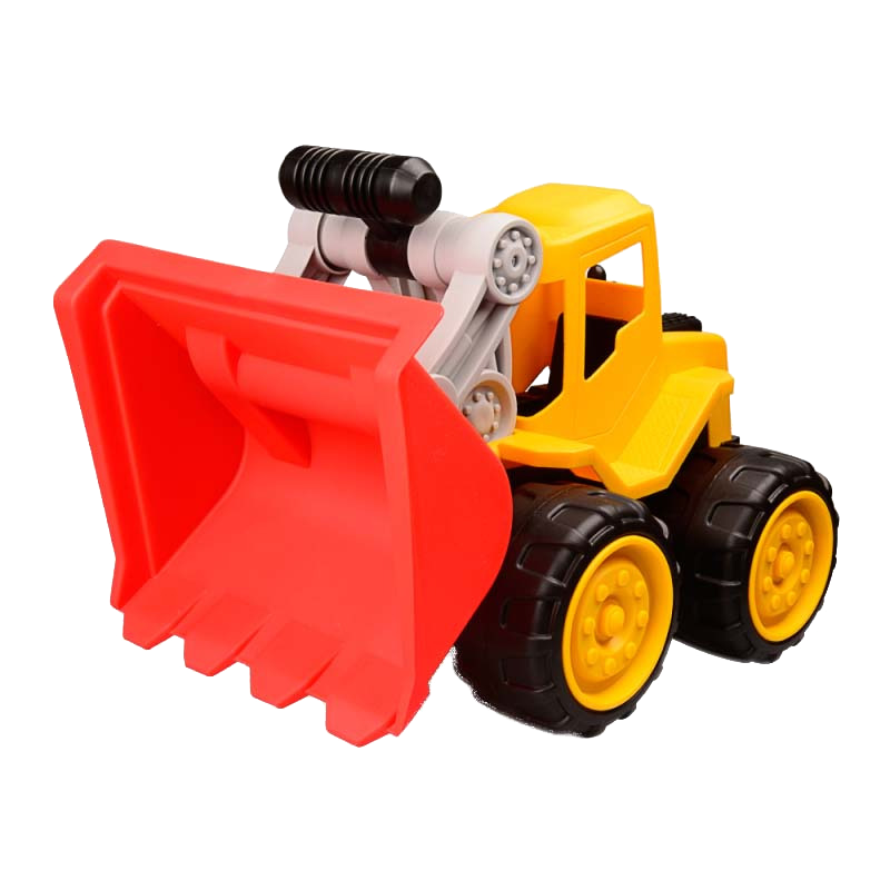 耐摔中号工程车推土机模型1:32 abs塑料玩具车仿真滑行推土机汽车工程