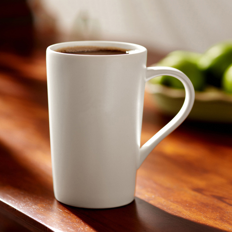 陶瓷茶杯 XTL574 12盎司磨砂数字哑光办公家用水杯茶杯 （个）