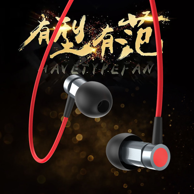 赛歌图 H500手机耳机入耳式 通用耳麦重低音立体声耳塞 枪色 3.5接口