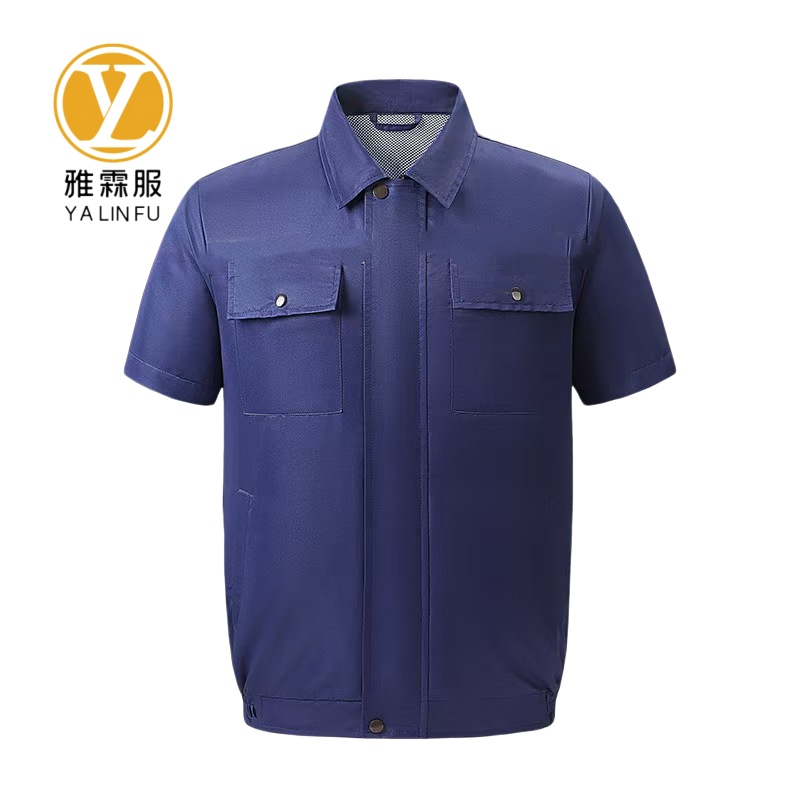 雅霖服 夏季空调服防暑降温工作劳保装YLF-LBZ115 套高清大图