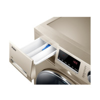 海尔(Haier)洗衣机9公斤大容量洗烘一体机变频节能全自动滚筒洗衣机 空气洗 蒸汽除螨 G90018HB12G