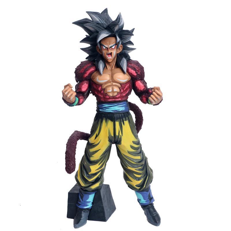 动漫手办模型qlzsmspgt超4悟空爆气pvc盒装摆件超大版