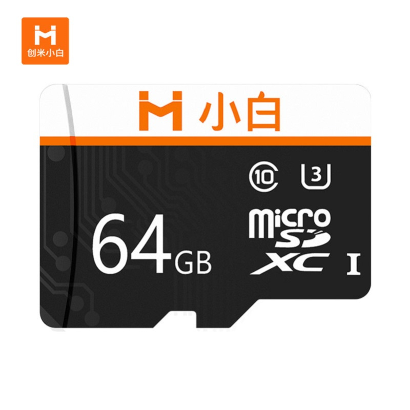 小米(MI)创米小白 MicroSD视频监控高速存储卡 高品质拍摄 摄像头专用TF内存卡 小白128G
