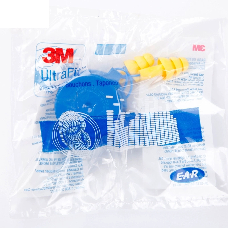 3M 340-4002圣诞树带线耳塞防噪声游泳射击耳塞学习睡眠配耳塞盒 3M340-4002耳塞2副
