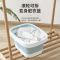 可折叠按摩泡脚桶 儿童款[粉色] 足浴盆折叠洗脚桶 泡脚桶家用洗脚盆 泡脚盆加高保温养生足浴桶
