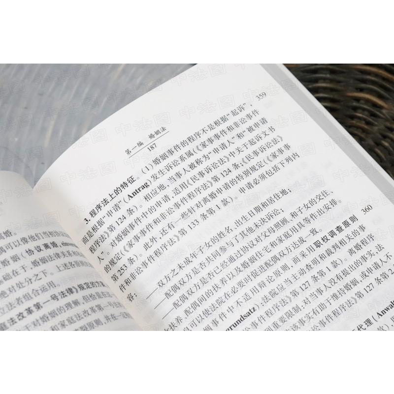 [正版]中法图 德国家庭法 当代德国法学名著丛书 德国家庭规范体系 德国法学理论研究书籍 婚姻法家庭法案 家庭关系法高清大图