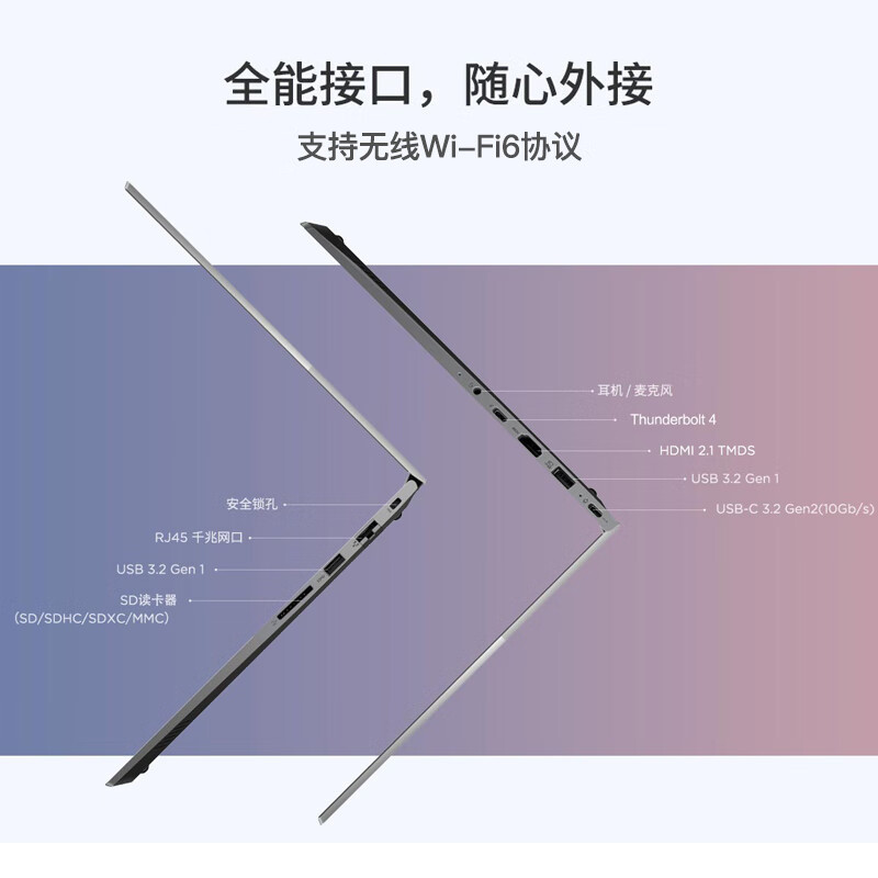 联想Thinkbook 16 6LCD I5-13500H/16G/1T/2.5K屏