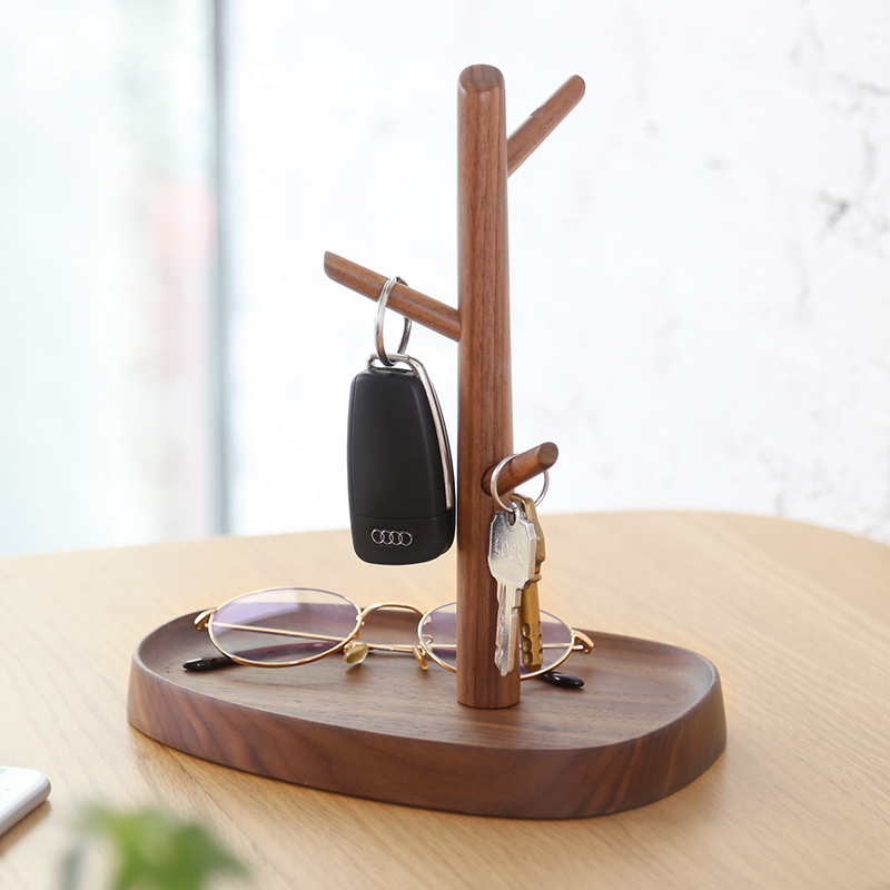 挂钥匙架创意摆件进入户挂钩装饰玄关北欧置物收纳口免打孔