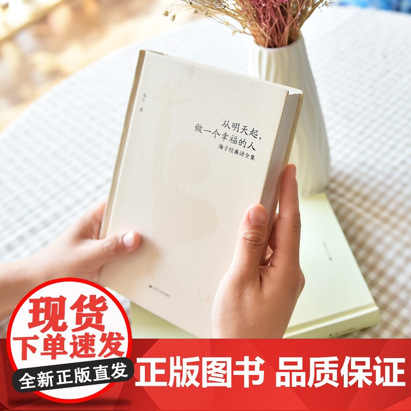 海子经典诗全集 从明天起 做一个幸福的人上下册 海子的诗现当代文学散文诗歌鉴赏海子诗全集传记诗传诗精选集书籍高清大图
