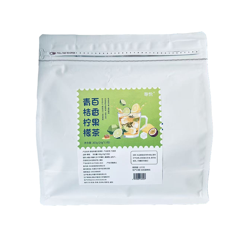 尊悦 青桔柠檬百香果茶 300g 袋高清大图
