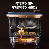 苏宁宜品足浴盆豪华全自动电动遥控按摩洗脚小型足浴器加热泡脚桶家用神器按摩旗舰杀菌款-新658足浴盆