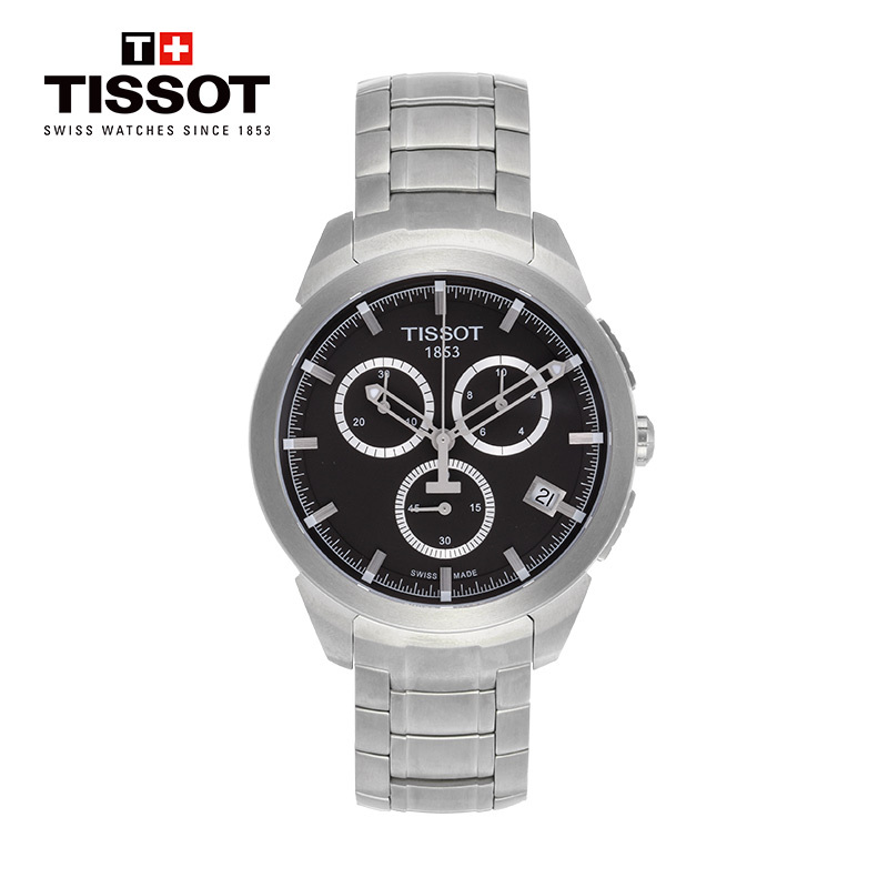[低至5折]天梭(TISSOT)瑞士手表 运动系列钛合金男士石英表T069.417.44.061.00