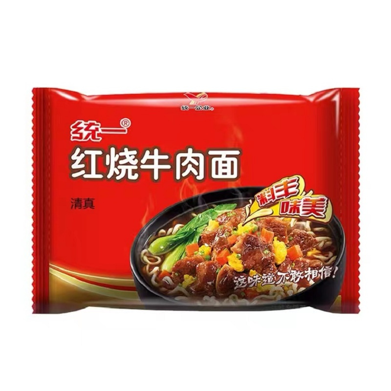 统一gs红烧牛肉面袋装袋视频