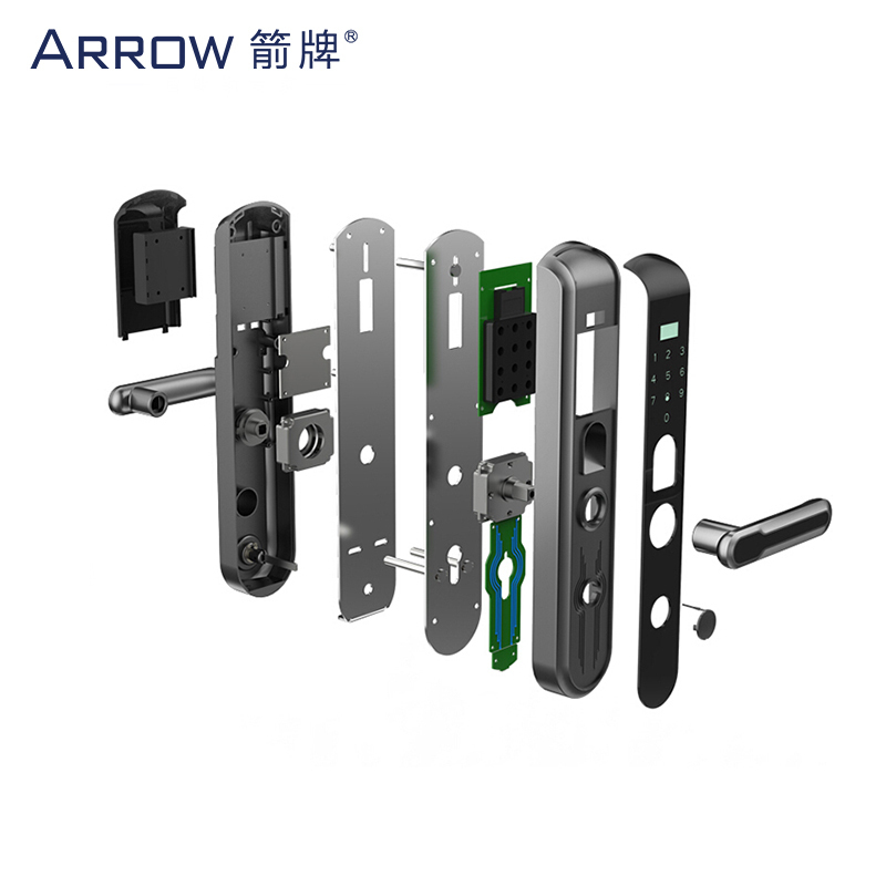 箭牌(ARROW)指纹锁家用防盗门智能锁指纹密码锁蓝牙远程app电子门锁防盗智能门锁A901W