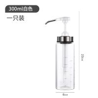 放蜂蜜分装的瓶子方便倒挤压瓶家用密封容器玻璃专用罐挤蜂蜜神 白色300ml