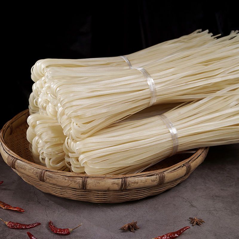 念乡人贵州米粉3斤装手工干粉宽米粉河粉宽米皮干盘子粉铜仁特产3斤装