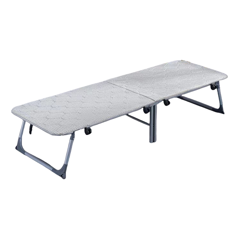 围达 板式折叠床 70宽白色条纹款 张高清大图