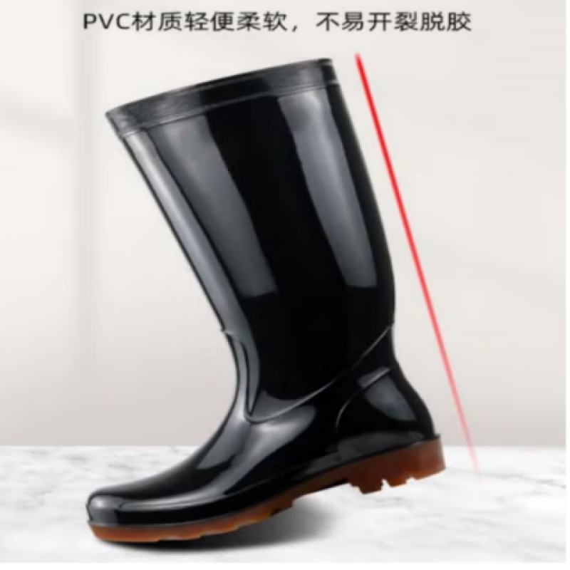 萨威帝尔 SF6606牛津材质鞋底 雨鞋 (计价单位:双) 黑高清大图