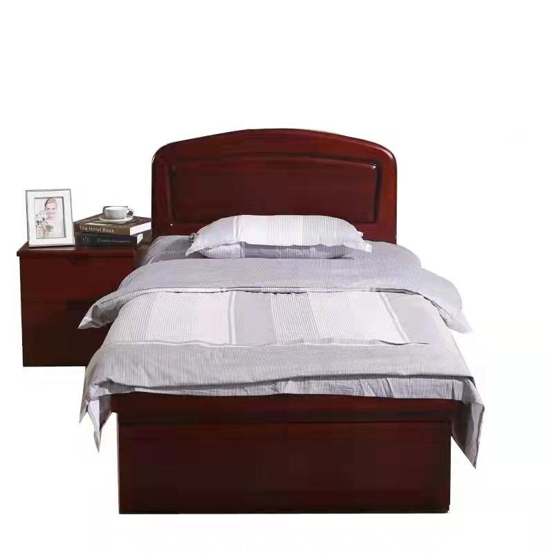 昇恒轩 实木床 单人床 公寓单人床 2000*1200*420mm 张高清大图