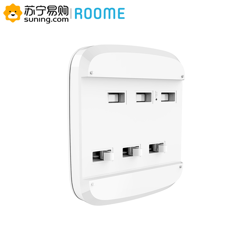 ROOME开关精灵蓝牙MESH单键版 AI语音控制联合定制智能蓝牙开关远程遥控语音智能开关 不用拆线