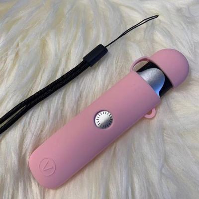 粉色+挂绳 VTV@+保护套硅胶壳跑马灯vtv卡通膜链子电子防丢摔电子器皮套挂绳