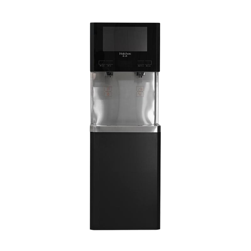 海朝 HRO-M600-H32D 净水器 550*500*1735MM 商用智能净饮一体机 (计价单位:台) 深棕银高清大图