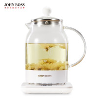宝客 JOHN BOSS 时尚多功能养生壶 HE-WS10 电热水壶玻璃壶保温电水壶多功能预约煮茶壶1L 单个价