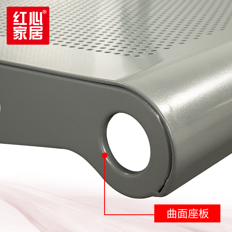 [红心家居]排椅三人联排休息连排机场医院公共椅子候诊车站候车等候椅