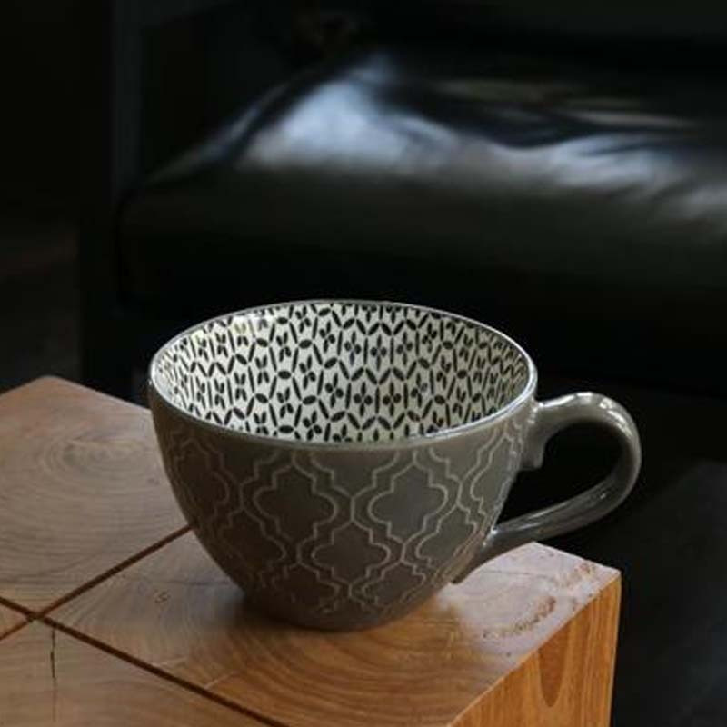 ins北欧创意陶瓷马克杯牛奶咖啡杯大容量可爱早餐杯燕麦杯家居就用水具