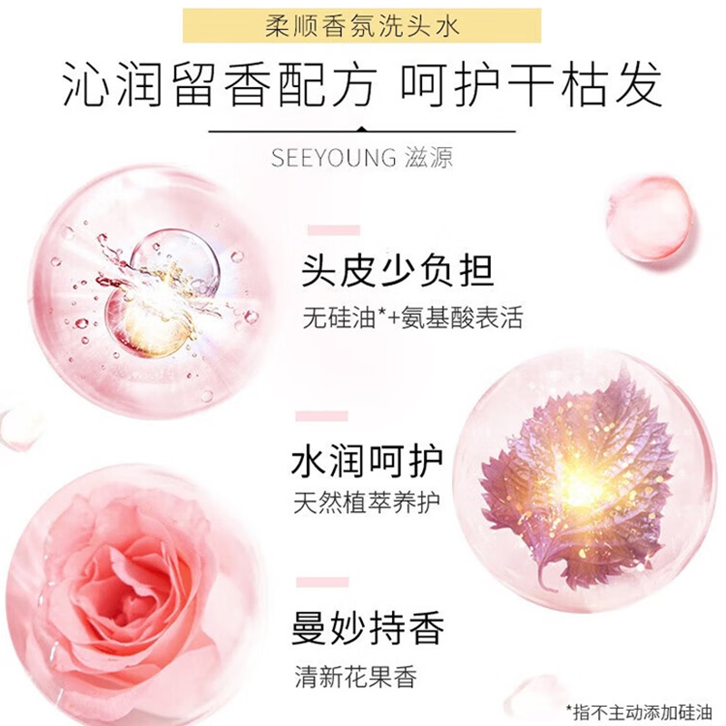 滋源柔顺香氛洗发水535ml高清大图