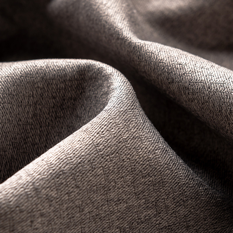 采馨定制窗帘2026新款卧室办公室挡帘现代简约免打孔遮光帘高清大图