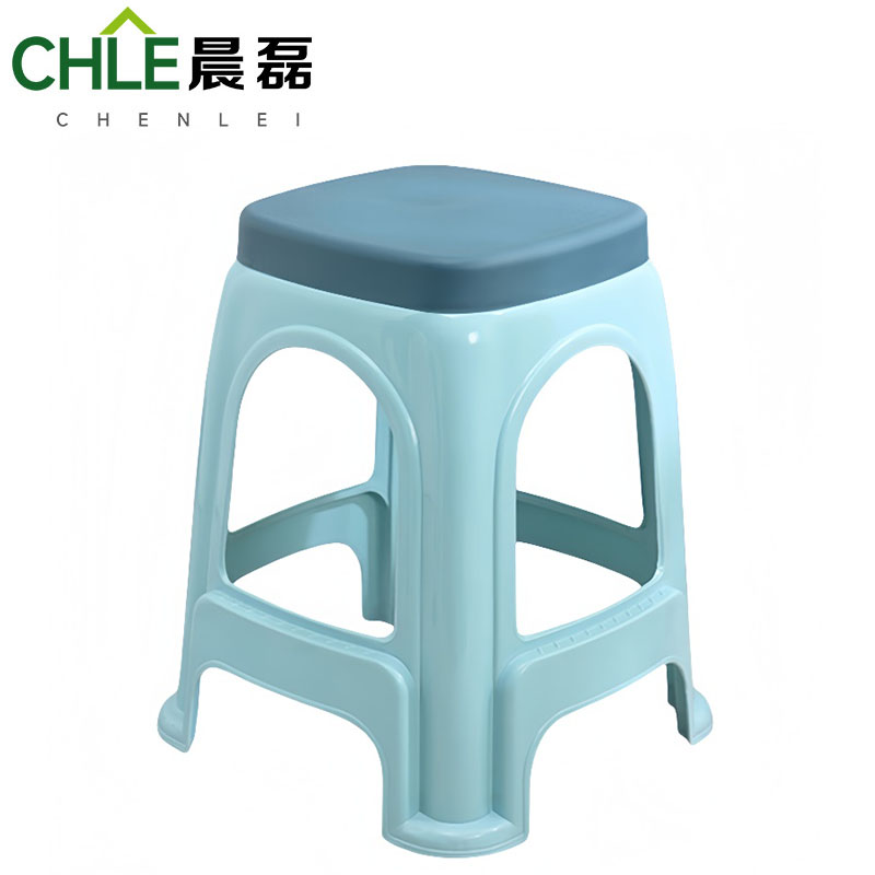晨磊 塑料凳子 蓝色 个高清大图