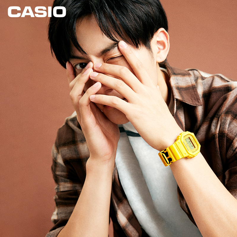 卡西欧HONEY系列时尚潮流运动情侣对表防水防震特殊礼盒款高清大图