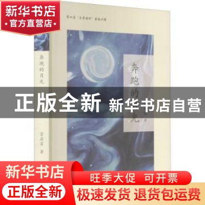 正版 奔跑的月光 管启富著 岭南美术出版社 9787536271319 书籍