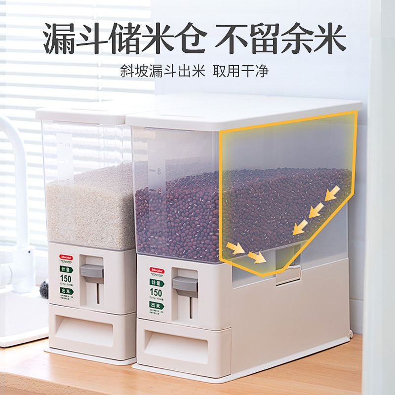 JEKO&JEKO 12KG自动计量米箱 SWB-5389高清大图