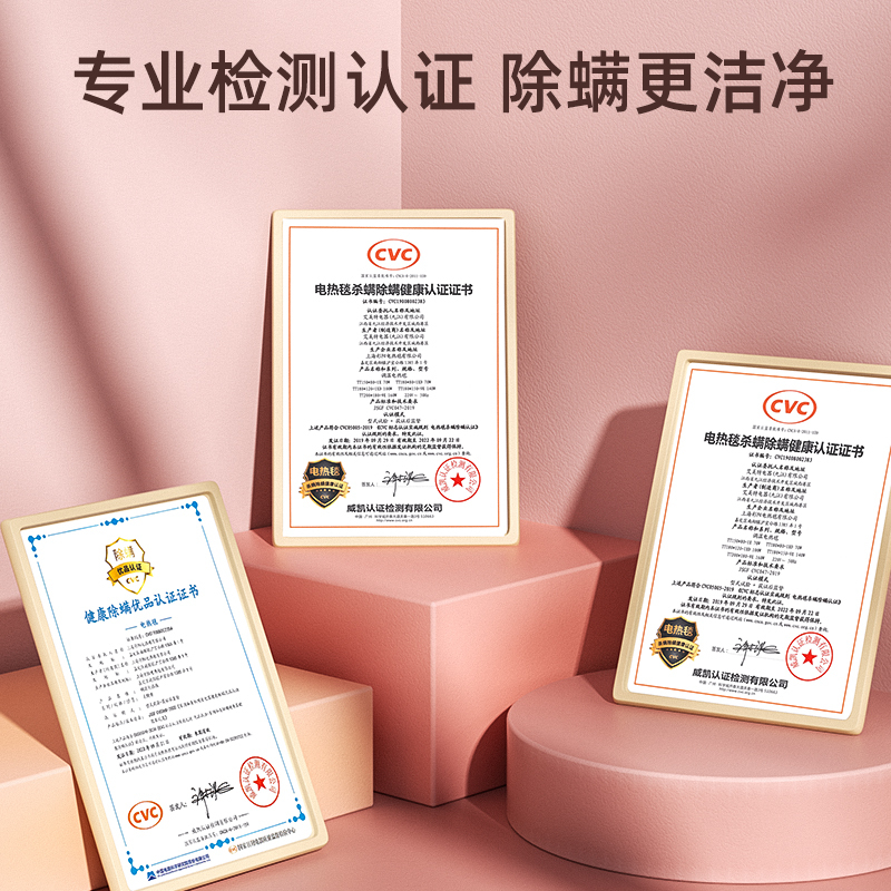 艾美特(Airmate) 电热毯 电褥子(2*1.8米) 双人双控电热褥 4档温控电褥毯 无纺布 过热断电 防潮除螨