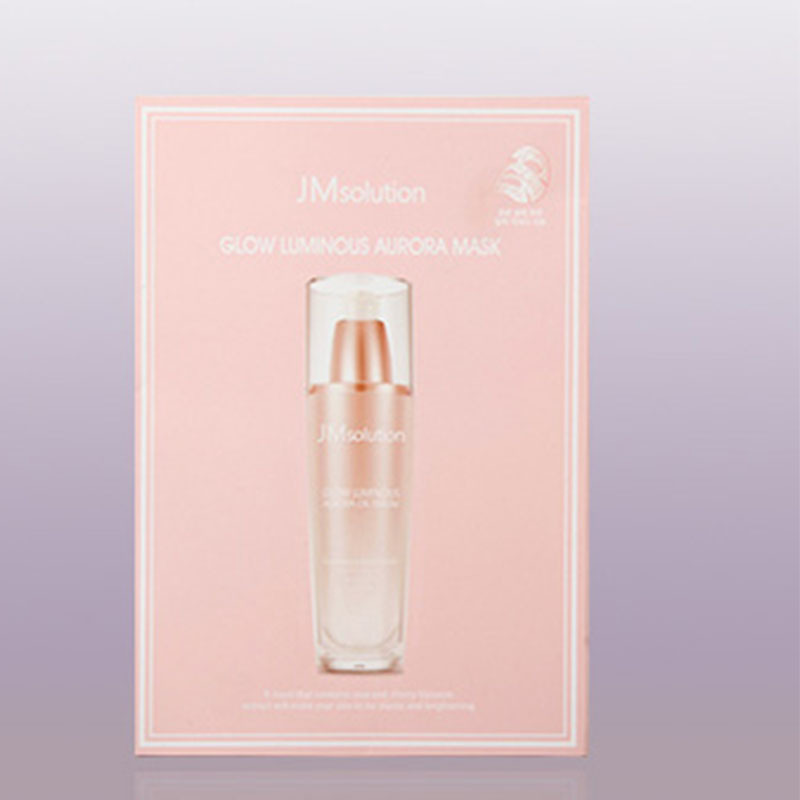 [重现少女嫩白]JMsolution 肌司研 欧若拉水光樱花 提亮抗皱 面膜 10片/盒 均匀肤色