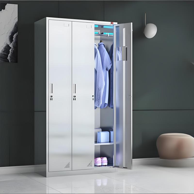 金燚瑶 【201不锈钢】三门平顶 50*90*180CM 紫外线消毒更衣柜 单位 :台