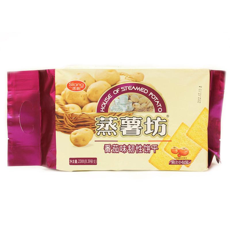 思朗 蒸薯坊 韧性饼干(番茄味)238g/袋高清大图
