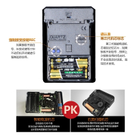 康巴丝钟表挂钟客厅时钟创意大气现代简约卧室石英钟挂表电波钟 16英寸（直径40.5厘米） 2201电波钟玫瑰金 抖音