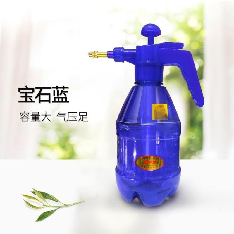市下牌气压式喷壶浇花淋花家用喷雾器洗车美容贴膜喷水壶贴膜专用 宝石蓝[送洗车海绵]