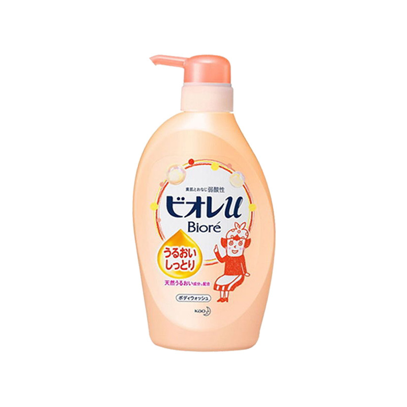 花王KAO 碧柔花果香沐浴露 日本进口 弱酸性沐浴液 480ml