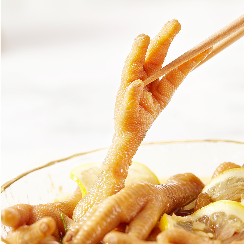 天农优品TINOO S DELICIOUS 国产 清远 单冻清远鸡爪 500g/袋 农家散养土鸡 速冻禽肉 简装