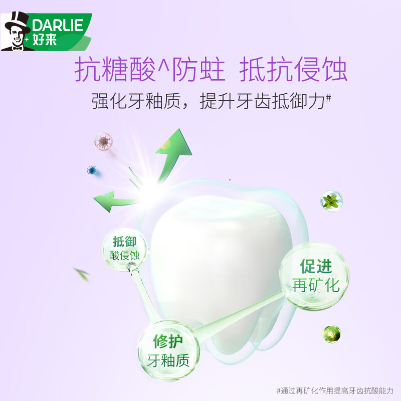 DARLIE好来(原黑人) 茶倍健百里香龙井牙膏 190g(新旧包装随机发放)高清大图