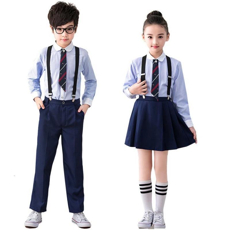 [促销]儿童合唱服钢琴演出服男女小主持人服装背带裤礼服套装朗诵比赛团